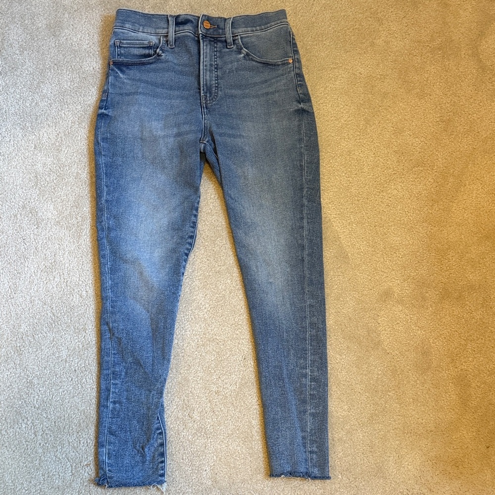 Express Blue Skinny Jeans with Classic Styling